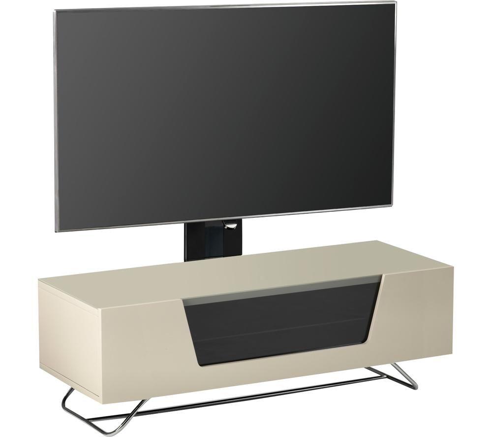 ALPHASON Chromium 2 Cantilever CRO2-1200BKT-IV 1200 mm TV Stand with Bracket - Ivory, Cream