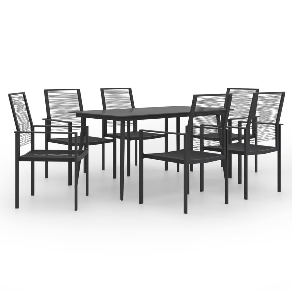 VidaXL 7 Piece Garden Dining Set