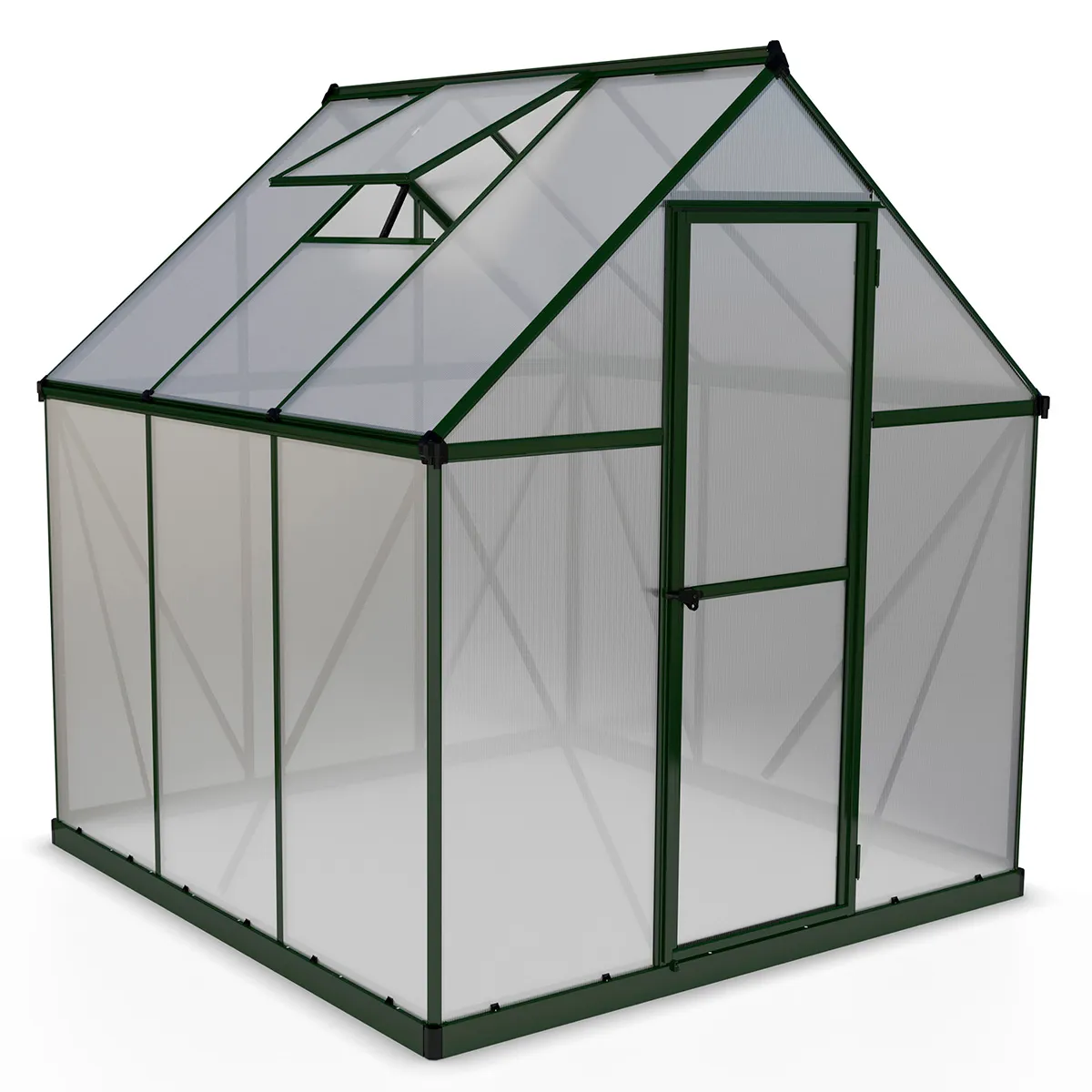 Palram - Canopia Mythos Greenhouse 6x6 - Green 6' x 6'