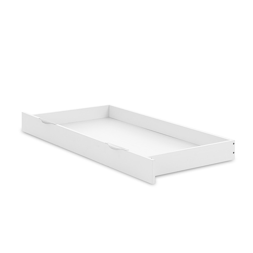 Obaby Nika Cot Bed Under Drawer, White Wash