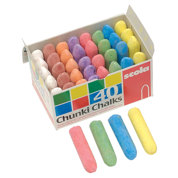 Scola Chunki Chalks (Box of 40)