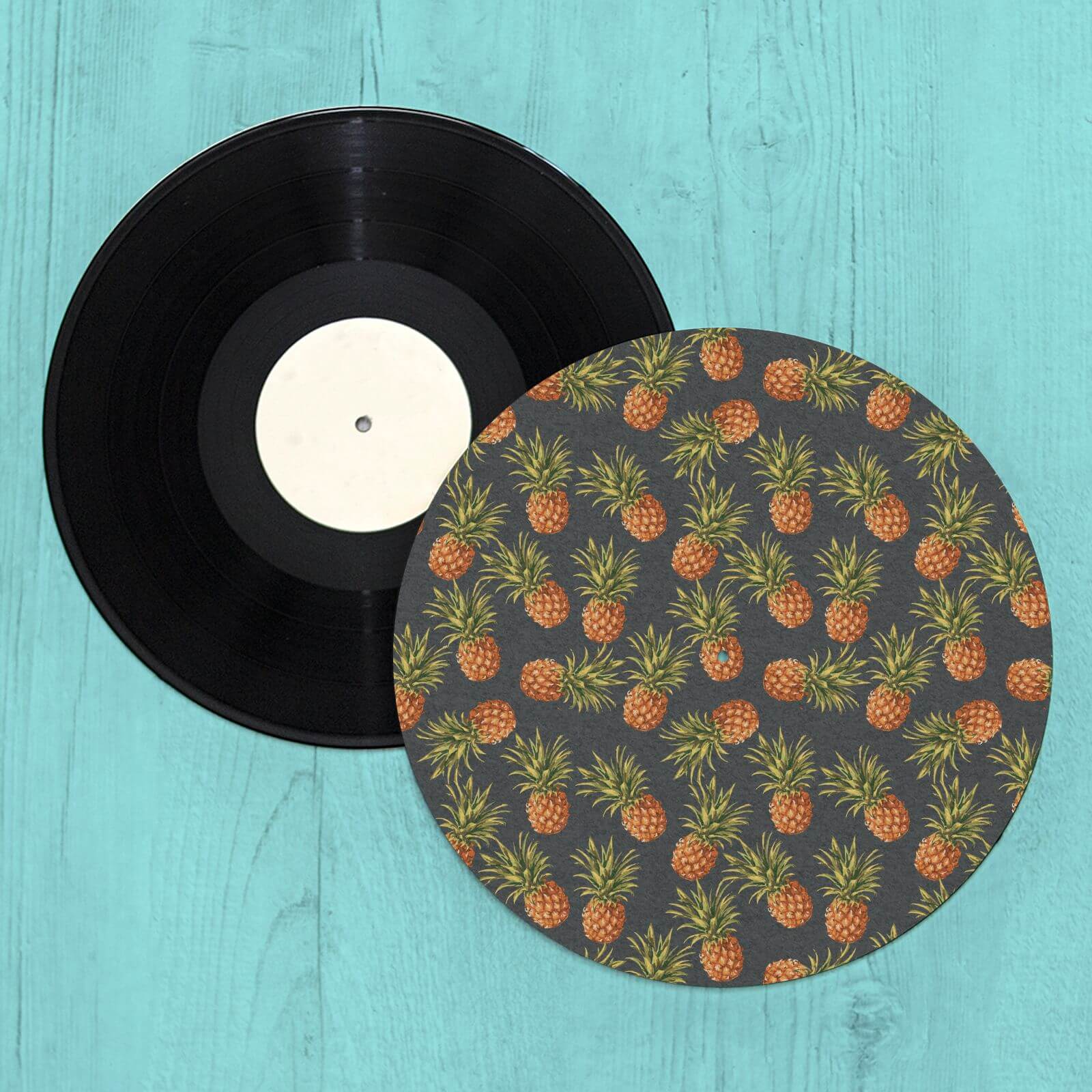 By IWOOT Pineapples Turntable Slip Mat |