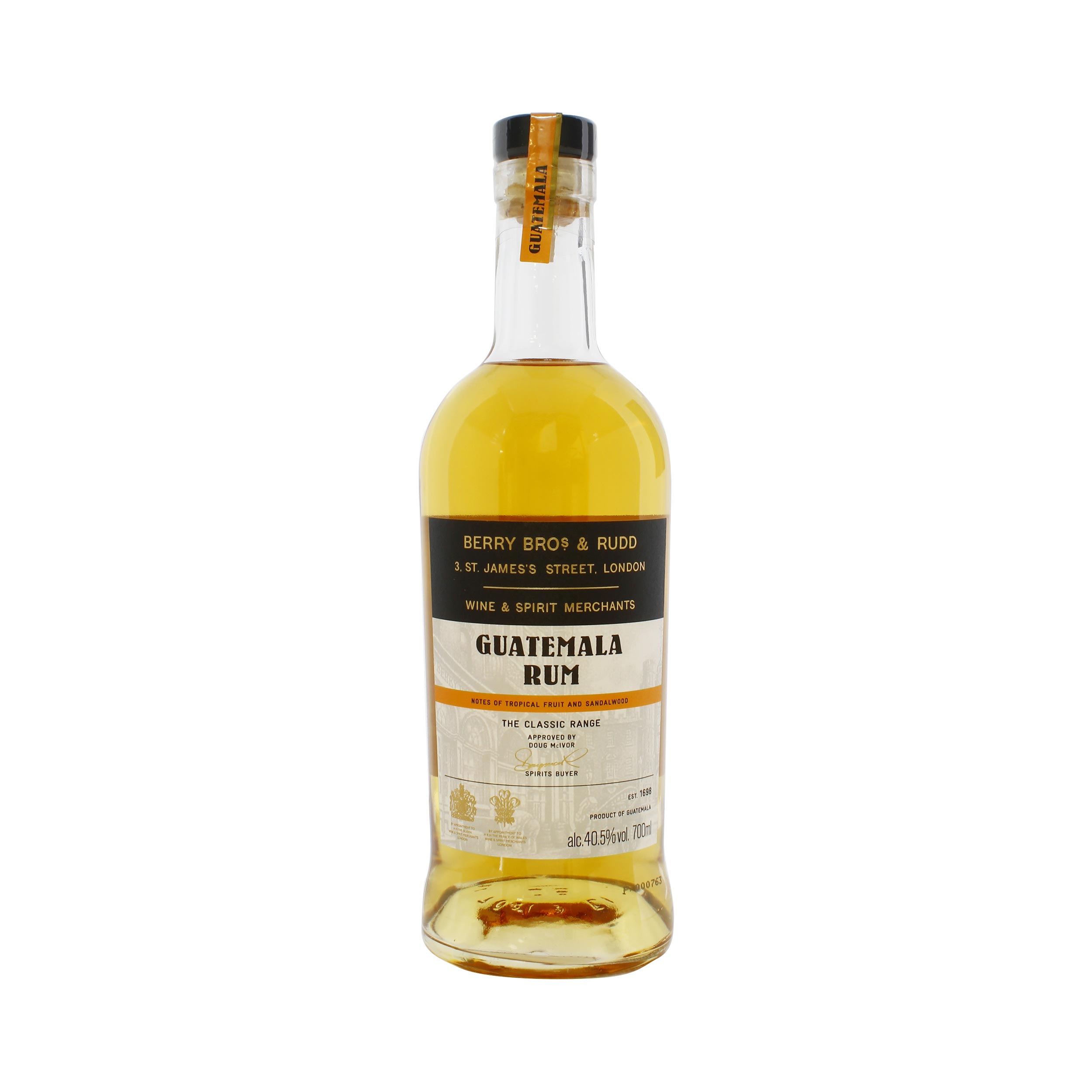 Berry Brothers and Rudd Guatemala - The Classic Rum Range Dark | ABV 40.50% | 70cl