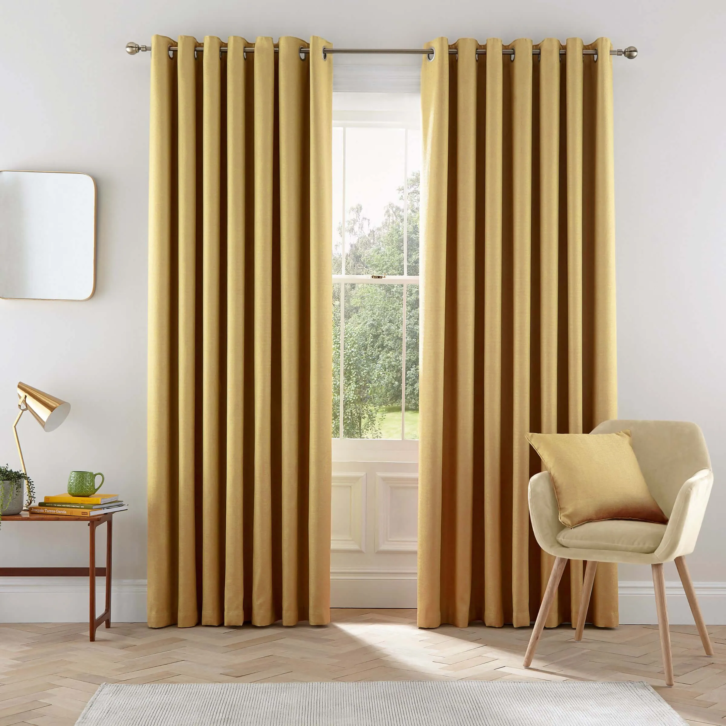 'Eden' Woven Lined Curtains