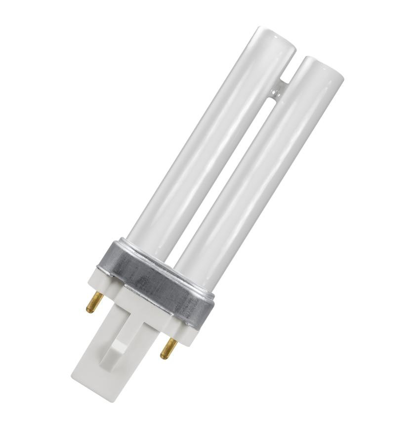Crompton Lamps  Cfl Pls 5w 2-pin Single Turn White Frosted S-type