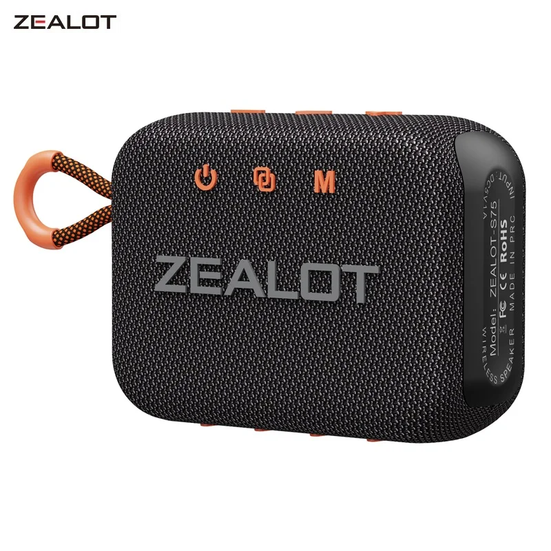ZEALOT S75 Wireless Bluetooth Speaker Portable Waterproof Speaker Outdoor Speakers Sport Bass Sound