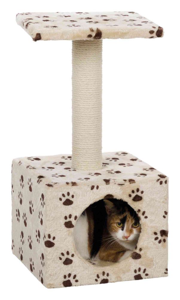 Trixie Junior Zamora Scratching Post Beige with Paw Prints for Cats - 60cm