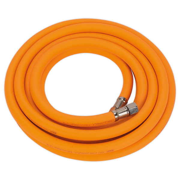  AHHC10 Air Hose 10m x Ø8mm Hybrid High Visibility with 1/4"...