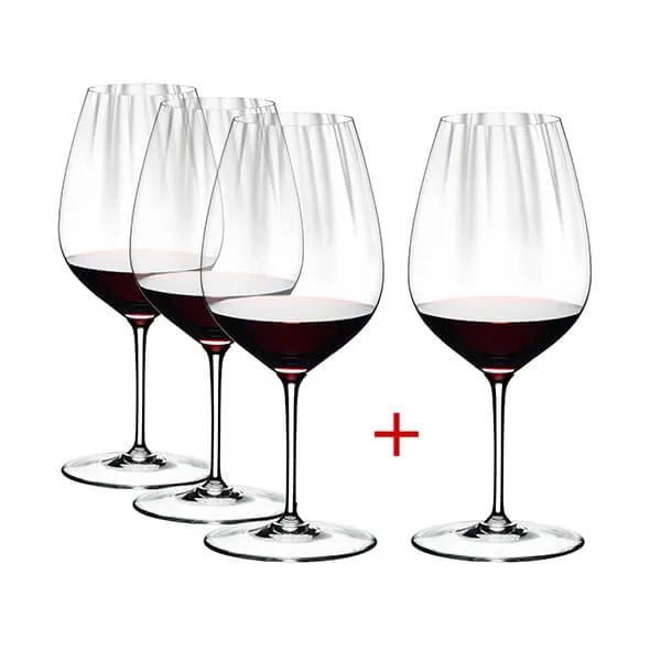 Riedel Performance 4 For 3 Cabernet Merlot Glasses