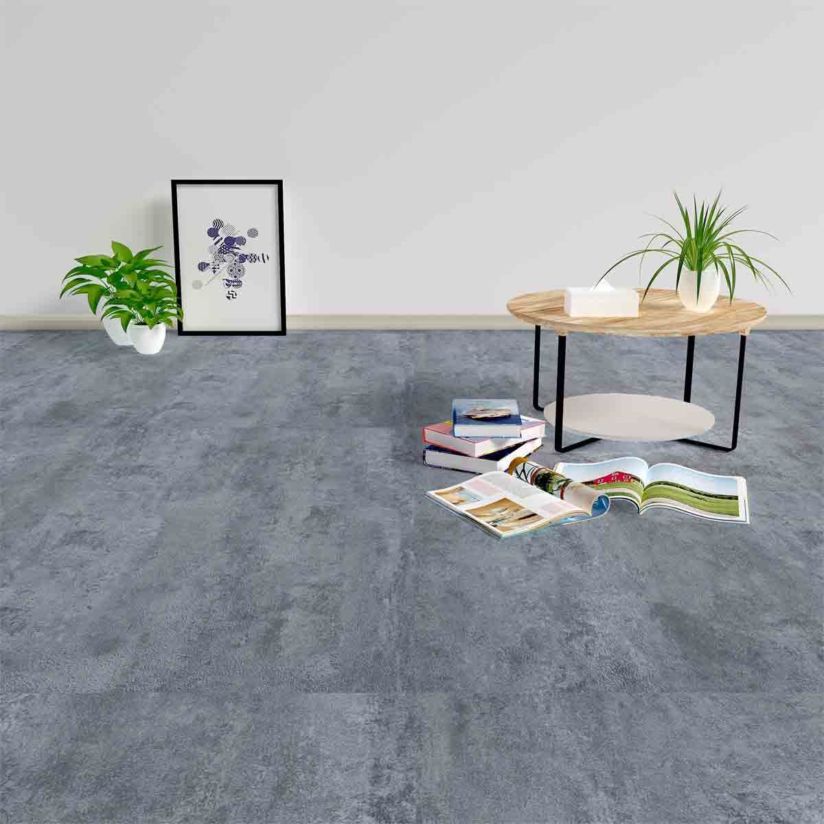 VidaXL Self-adhesive Flooring Planks 5.11 m² PVC Grey Marble