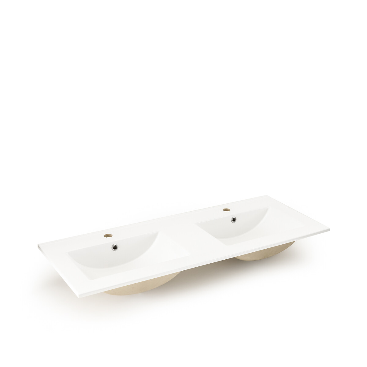 La Redoute Interieurs Jaly L120cm Double Ceramic Sink Countertop