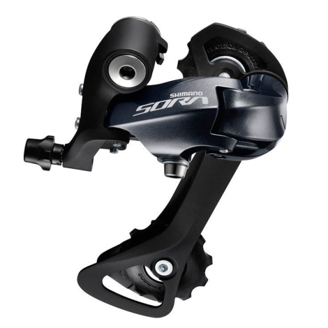 Shimano Sora R3000 Rear Derailleur - 9 Speed - Grey / 9 Speed / Medium Cage GS