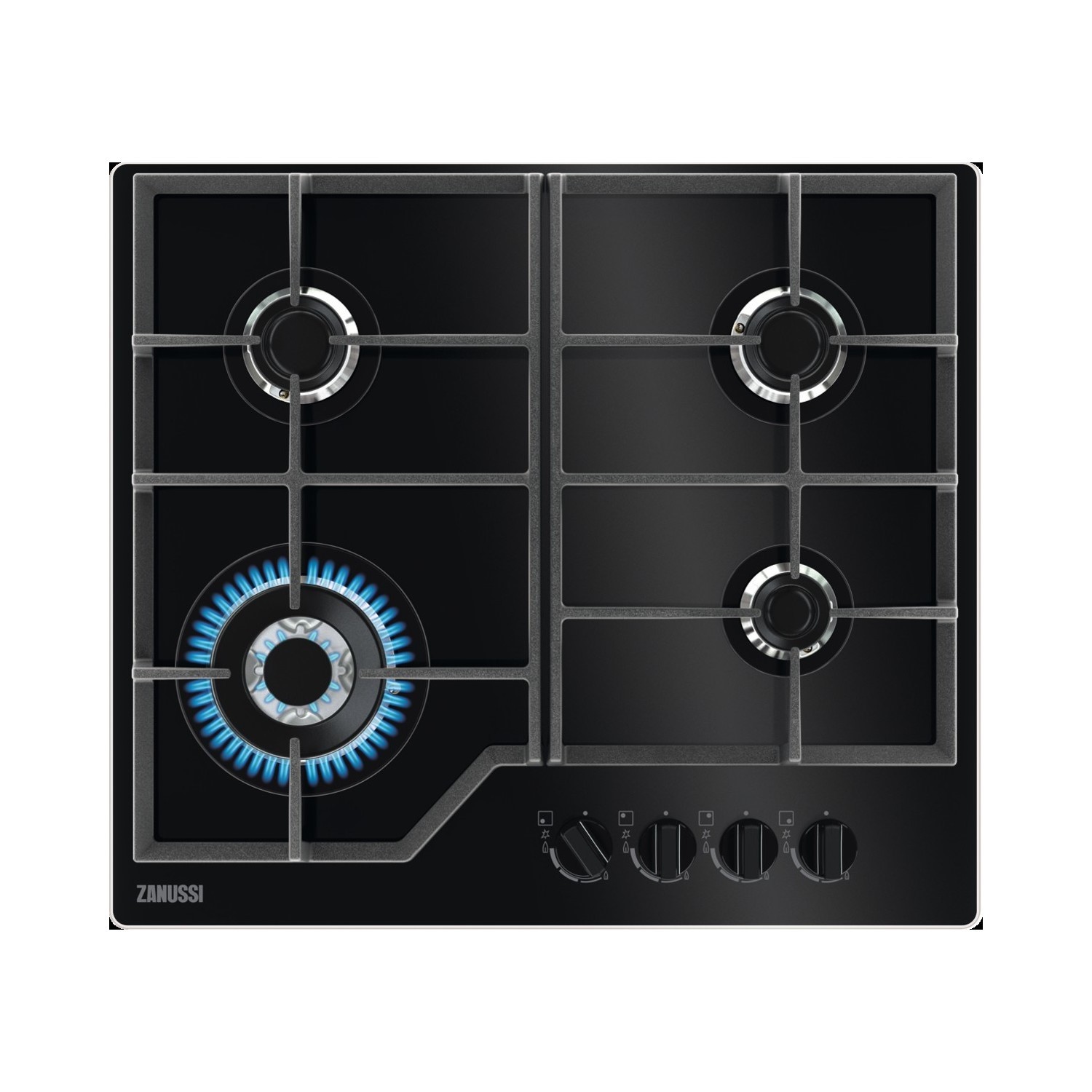 Zanussi Zggn645k 4 Burner Gas Hob
