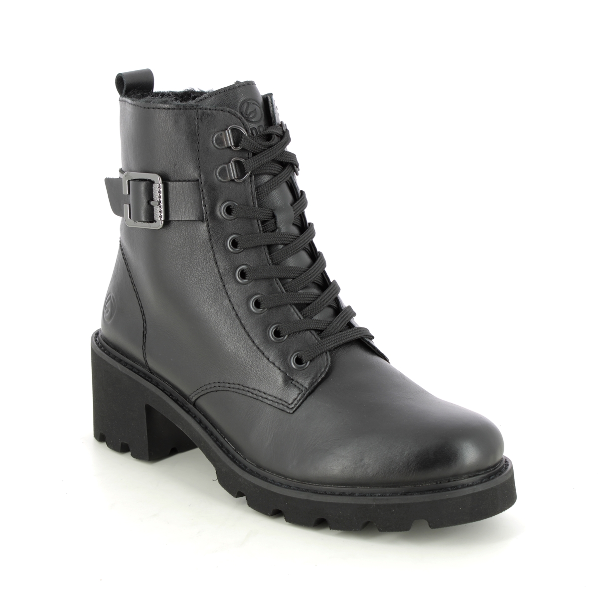 Remonte D0A74-01 Women Black Zipper Size: 42, Colour: Black