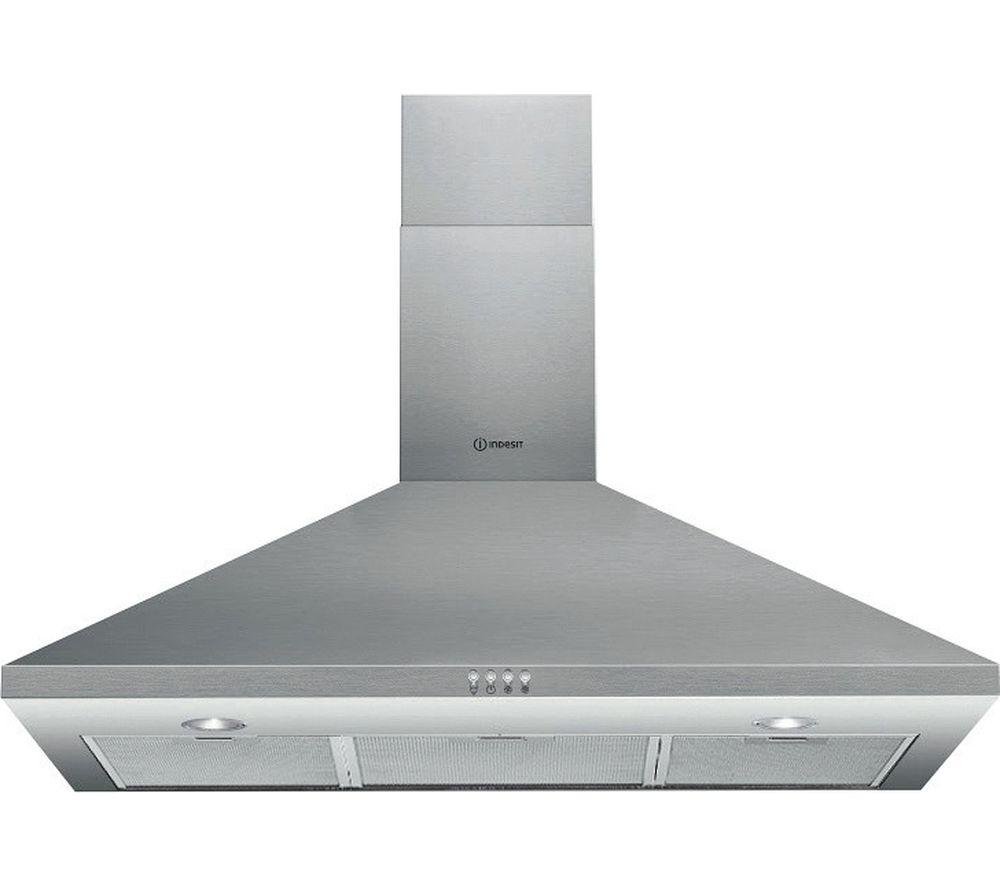 Indesit IHPC9.5LMX Cooker Hood - Stainless Steel