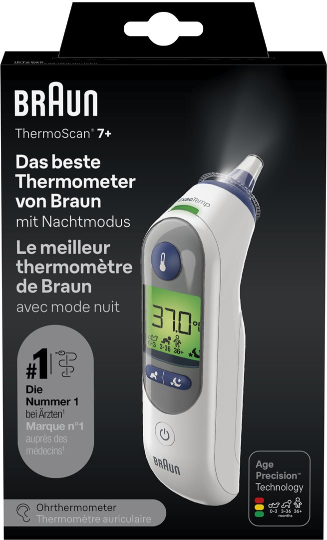 Braun Ohrthermometer ThermoScan® 7+
