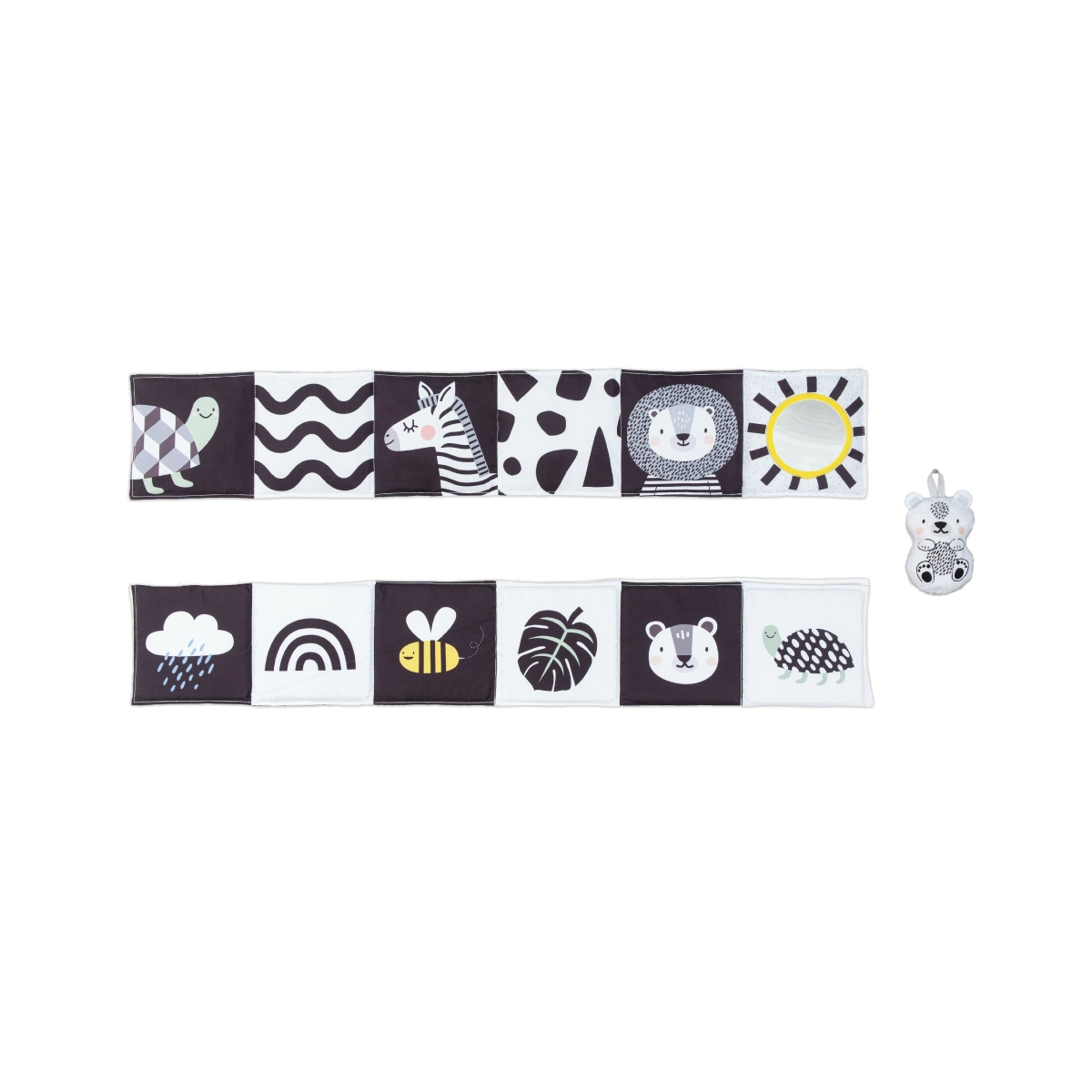 Taf Toys Savannah Black and White Baby Pram Book