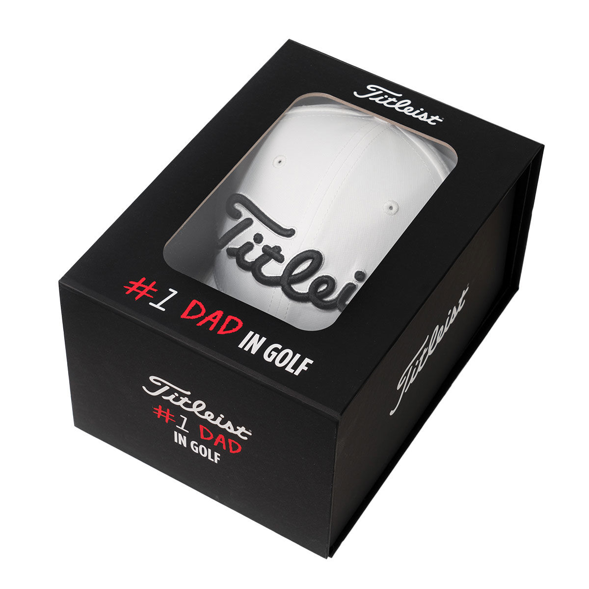 Titleist Men's No 1 Dad Golf Cap Pack, Mens, Black/white, One size | American Golf