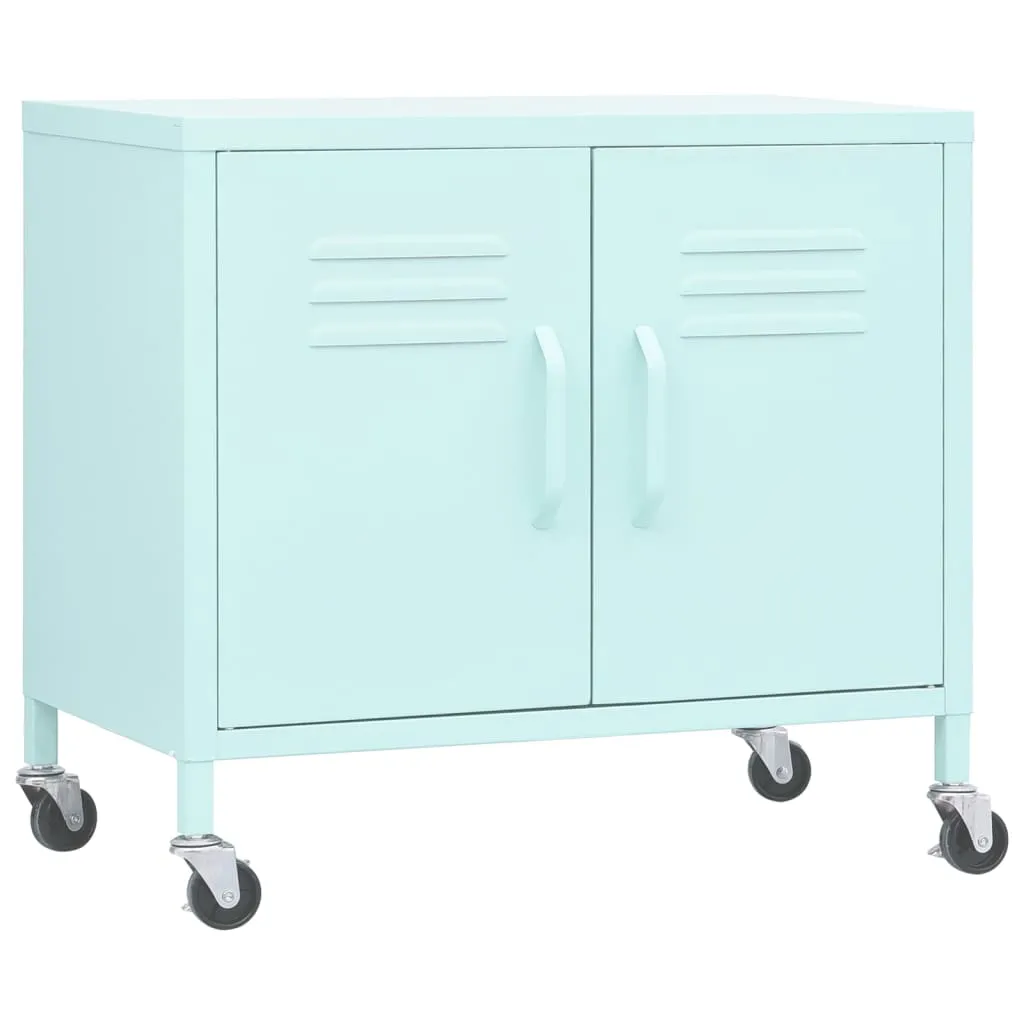 vidaXL Storage Cabinet Mint 60x35x49 cm Steel