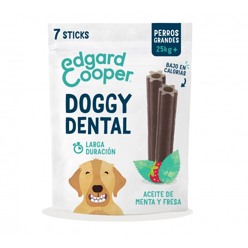 Edgard &Amp; Cooper Edgard & Cooper Doggy Dental Strawberry & Mint Large Dog 7 Sticks