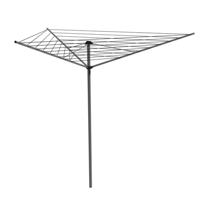Betterdri Grey Steel 3 Arm Garden Rotary Airer, 30M