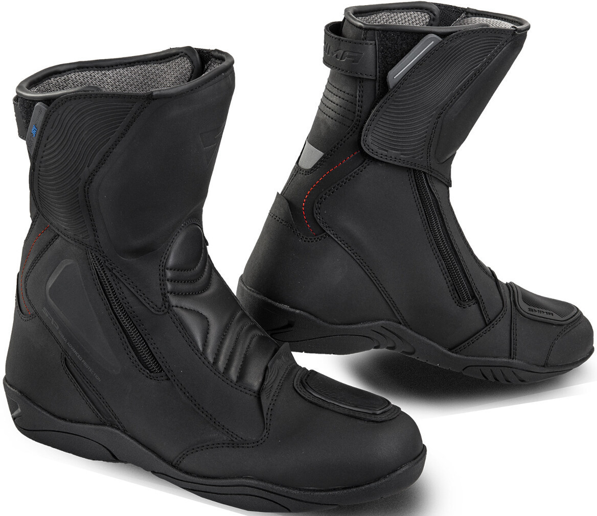 Shima Terra Waterproof Motorcycle Boots, black, Size 47, black, Size 47