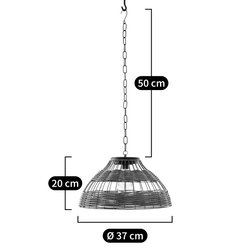 LA REDOUTE INTERIEURSLámpara de techo solar para interior/exterior Ø37 cm, Picano | talla única