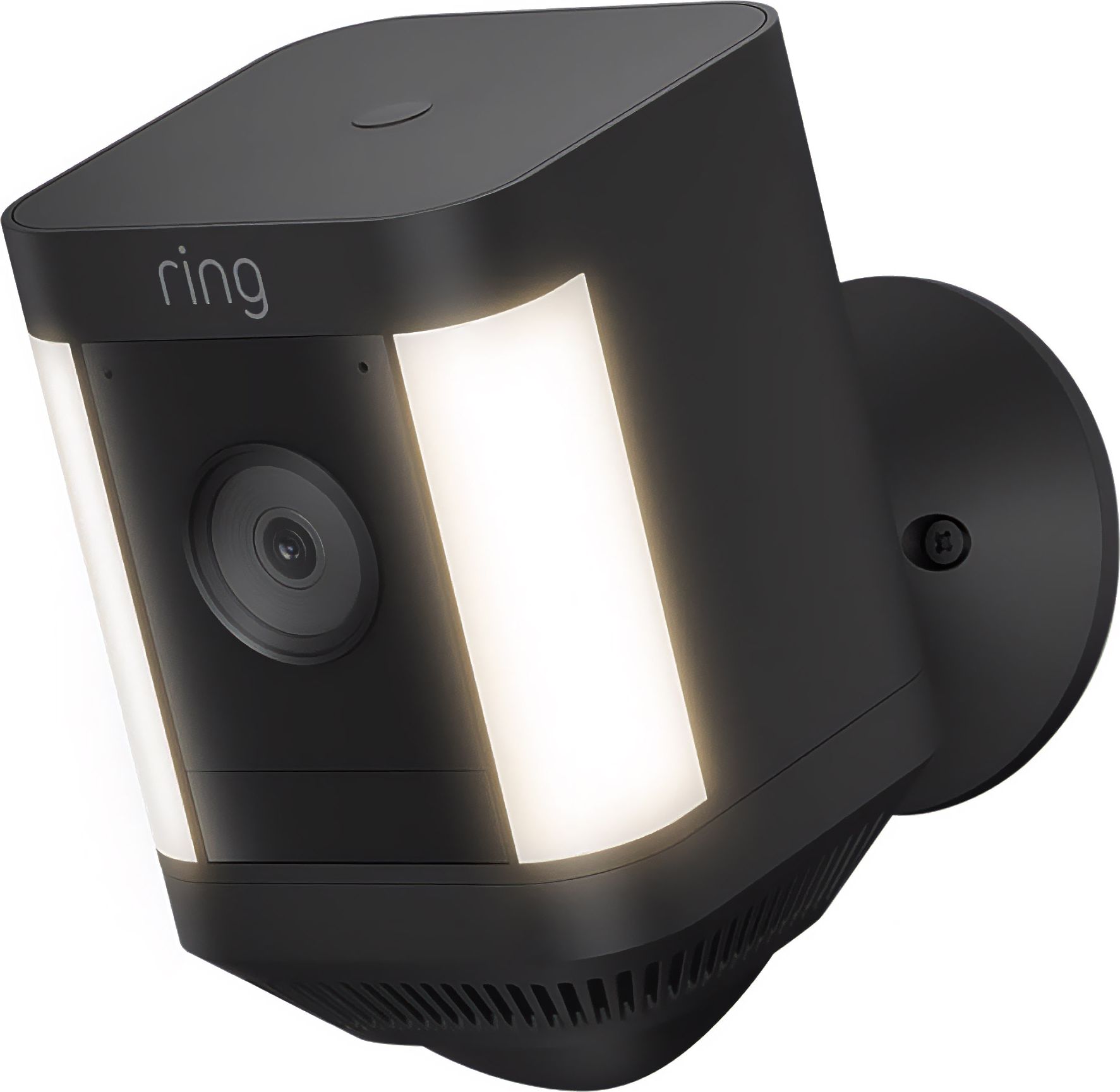 Ring Spotlight Cam Plus Battery Full HD 1080p WiFi Security Camera - Black, Black