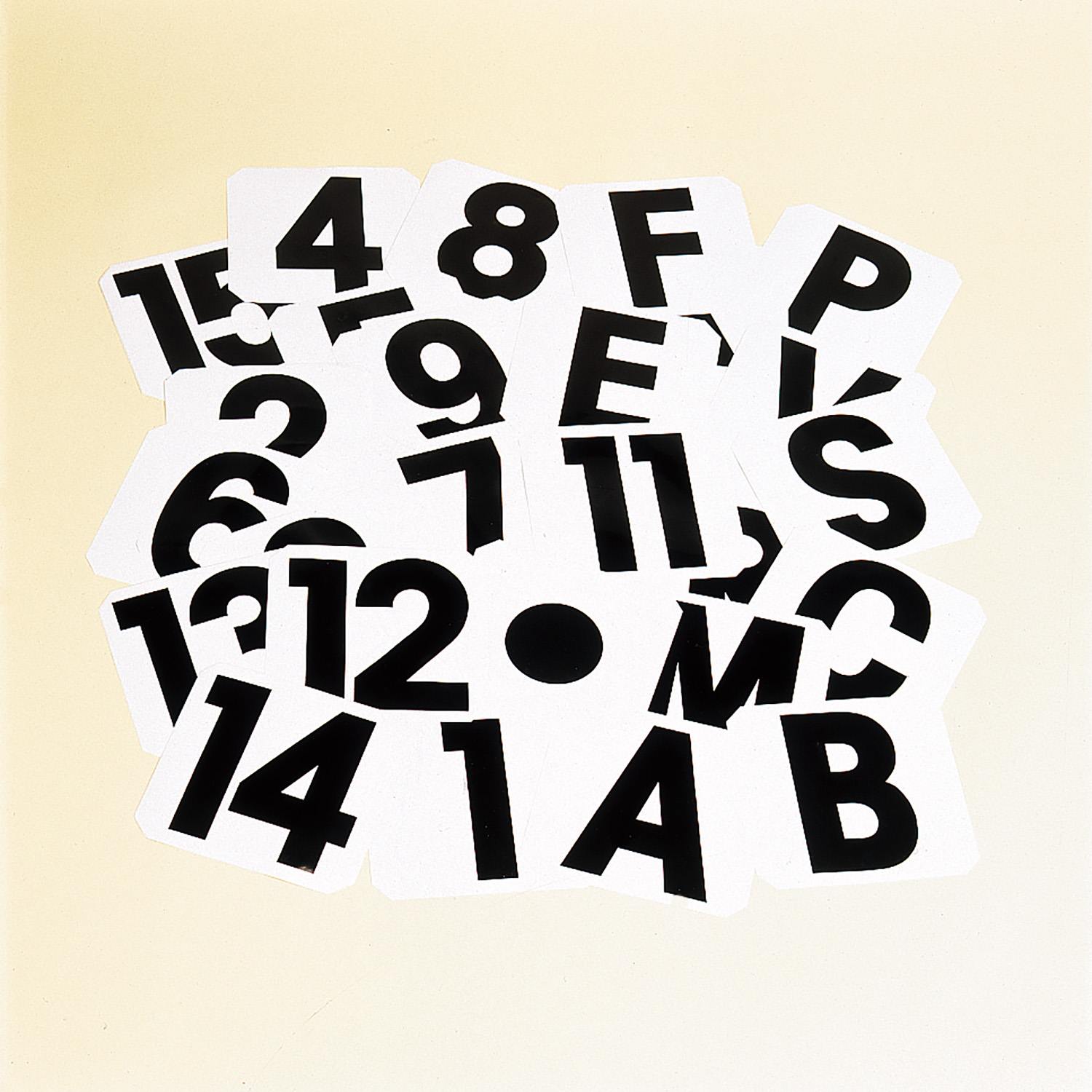 Stubbs Letters & Markers | STUBBS Self Adhesive Labels Letter