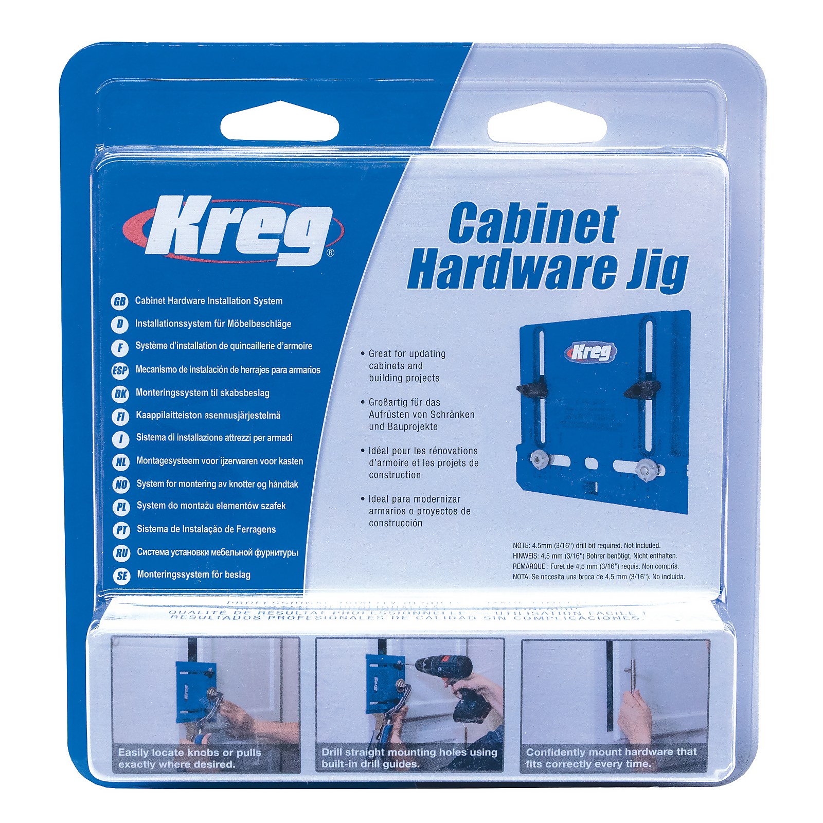 Kreg Tool Kreg KHI-PULL-INT  Cabinet Hardware Jig