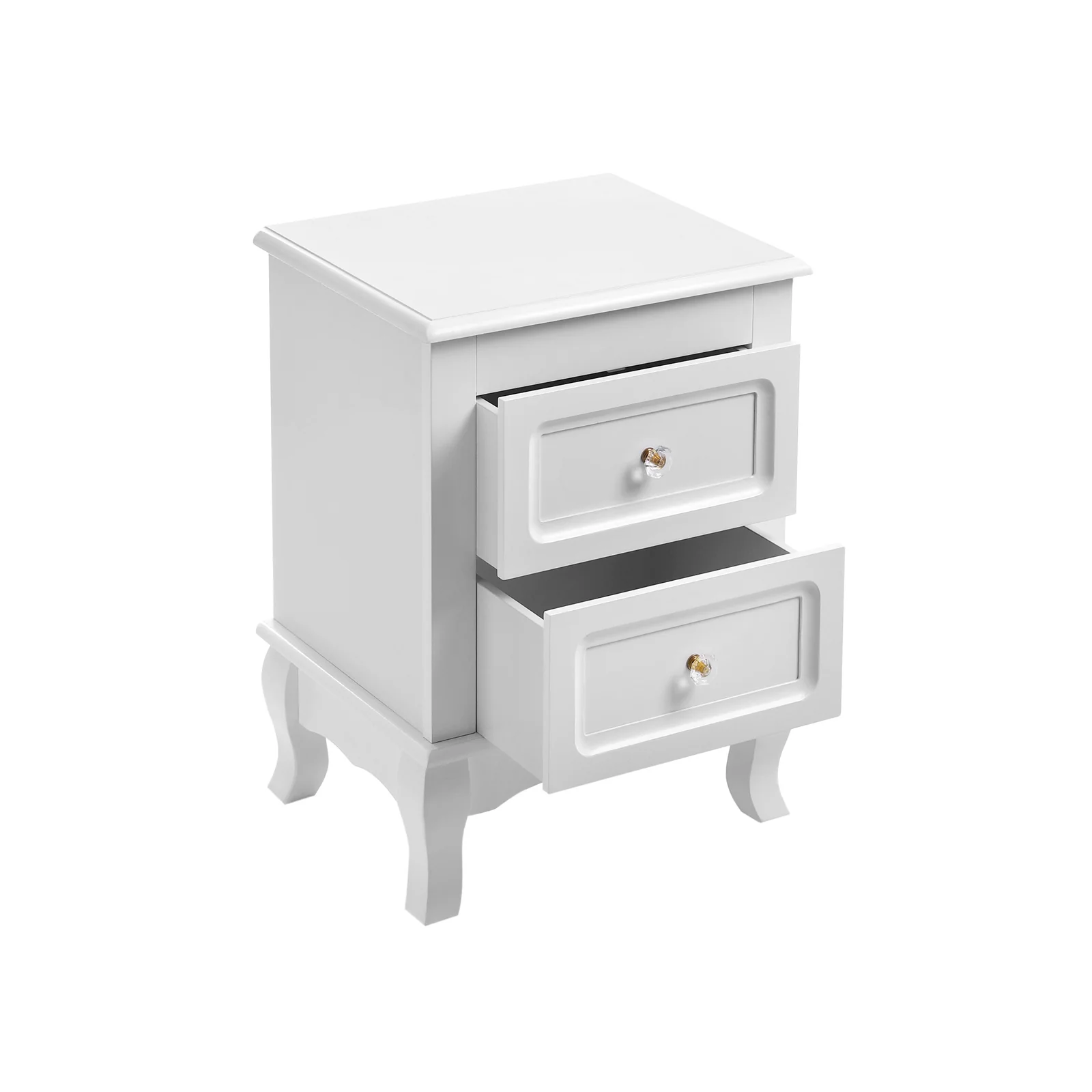 SONGMICS Double White Bedside Tables