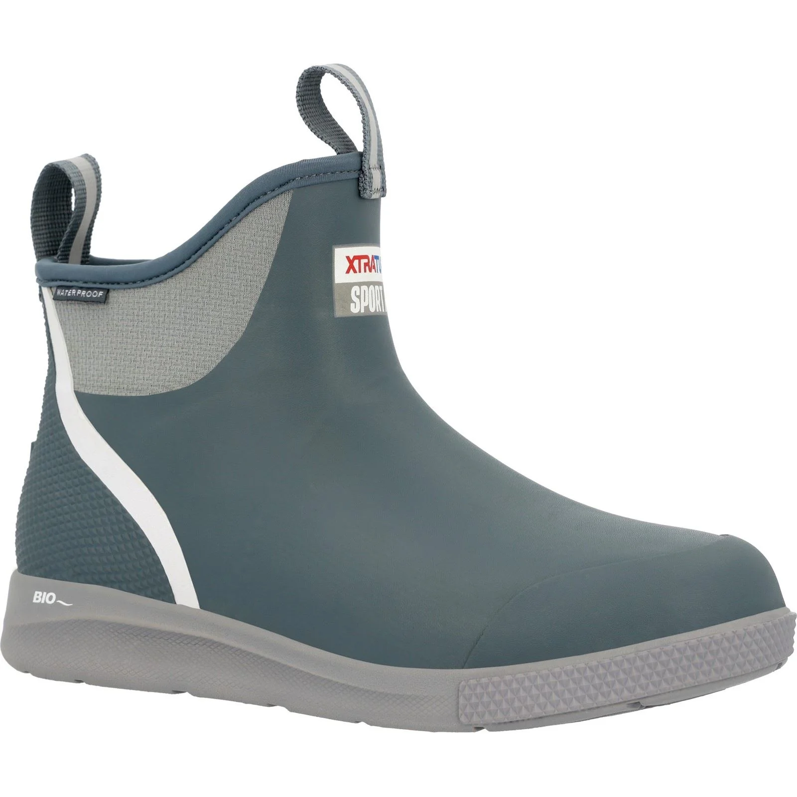  Ankle Deck Sport Synthetic Stormy Wellington Boots
