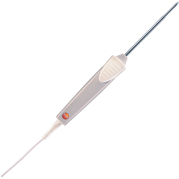Testo T Immersion, Penetration Temperature Probe, 50 (Shaft Tip) mm, 115 (shaft) mm Length, 4 (Shaft Tip) mm, 5 (Shaft)