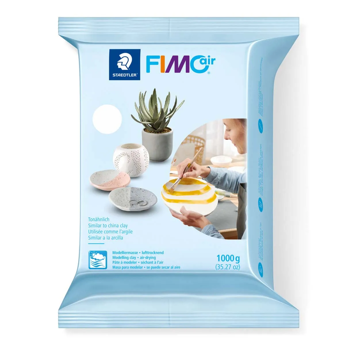 Fimo STAEDTLER FIMO Air Basic Modelling Clay 1KG White