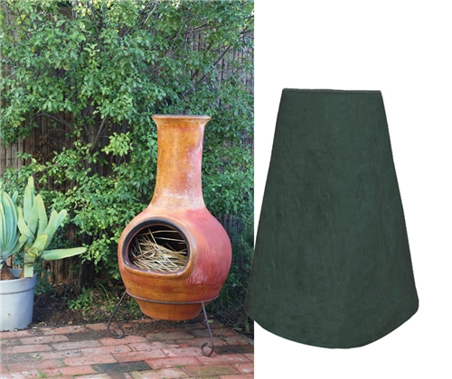 Garland Medium Chimenea Cover Green, 7 Year Warranty