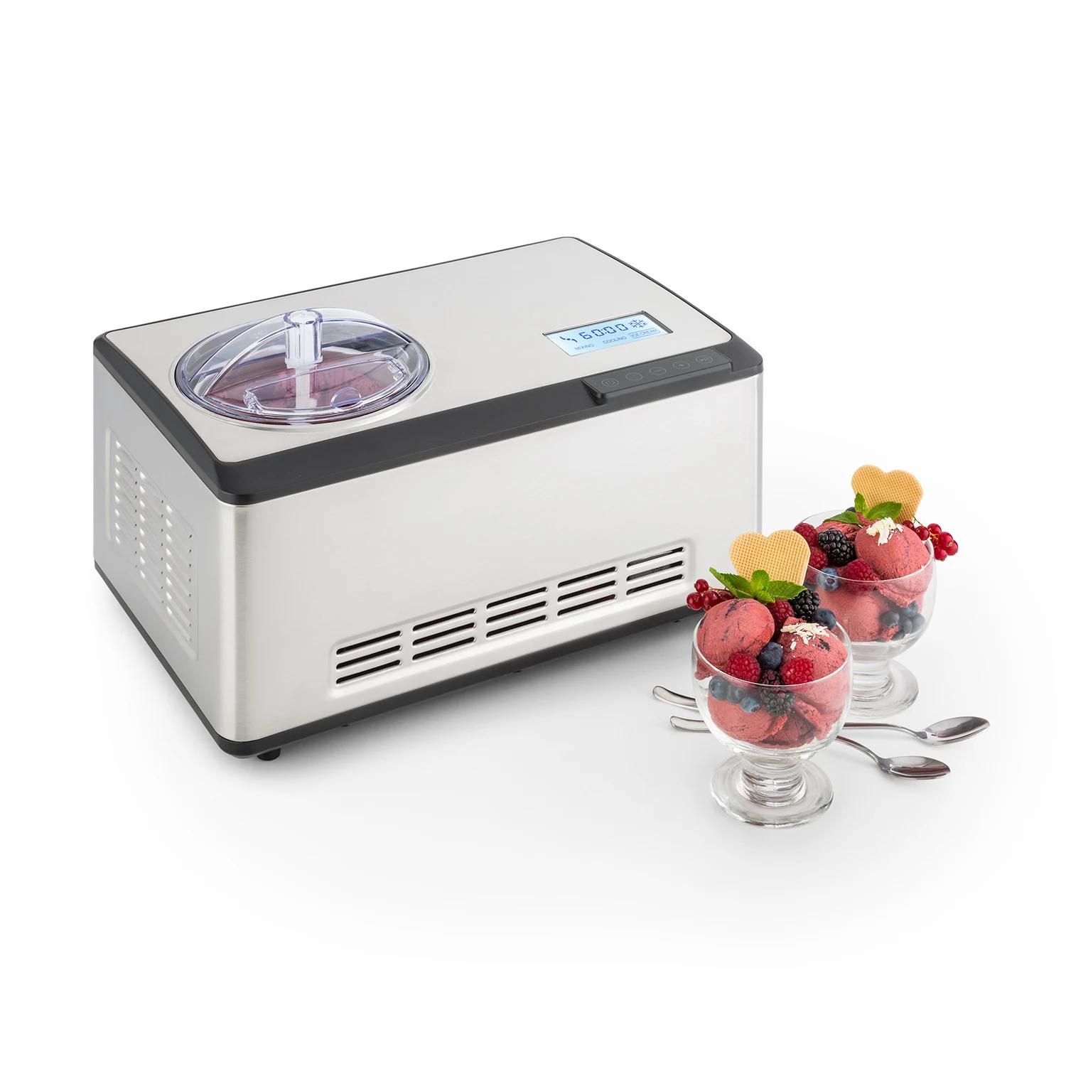 Klarstein Dolce Bacio 2L Ice Cream Maker white