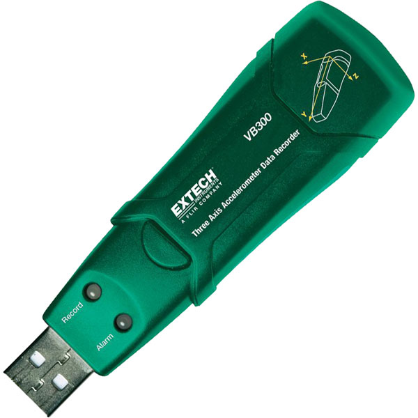 Extech Instruments Vb300 Datalogger, 3 Axis G-Force