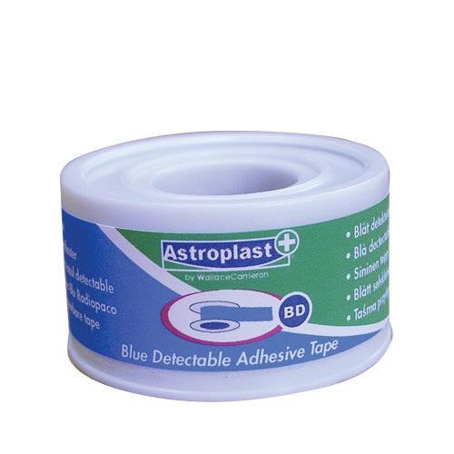 ALLIANCE Wallace Cameron Astroplast Detectable Adhesive Tape 2.5cm x 4.5m Blue (Each)