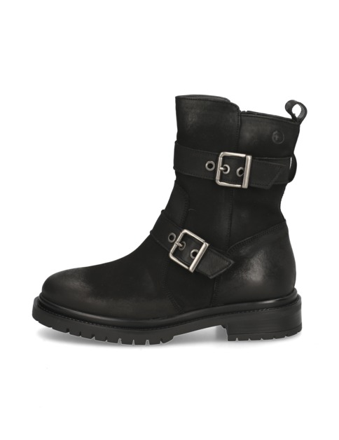 Tamaris Leather Biker Ankle Boots