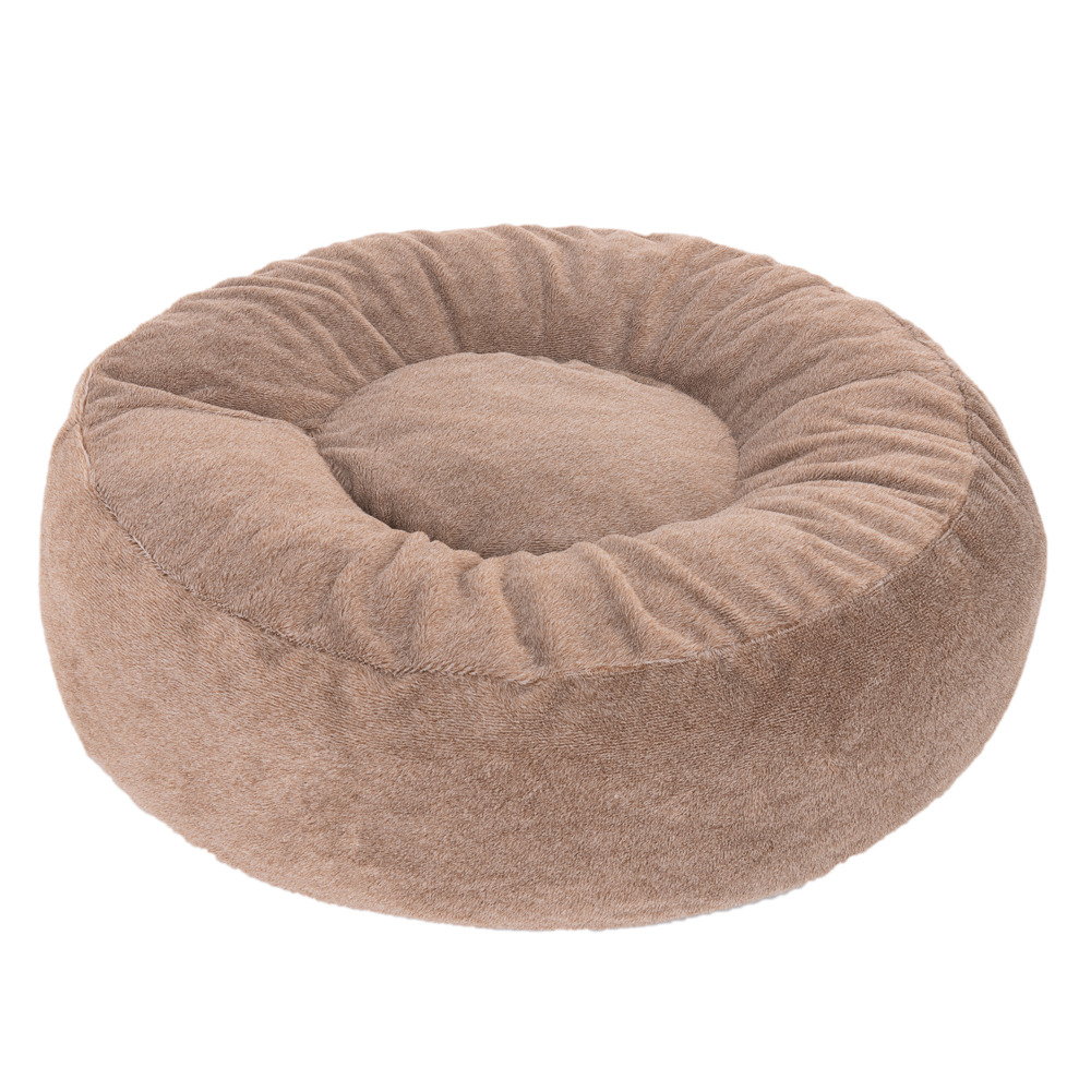 Zooplus Exclusive Fluffy Dog Bed - Replacement cover, diameter 90 cm, brown