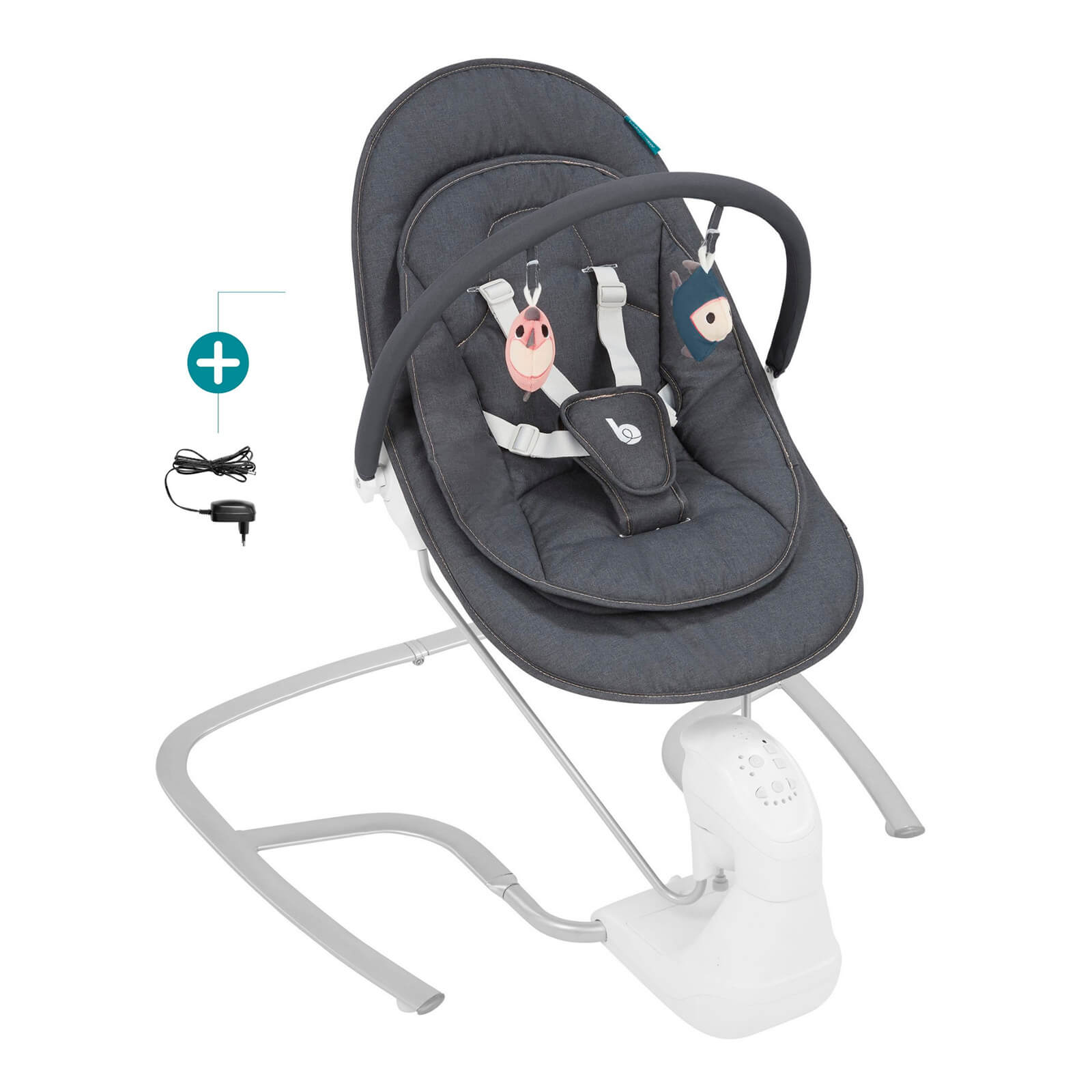 Babymoov Swoon Touch Baby Swing with Remote - Grey