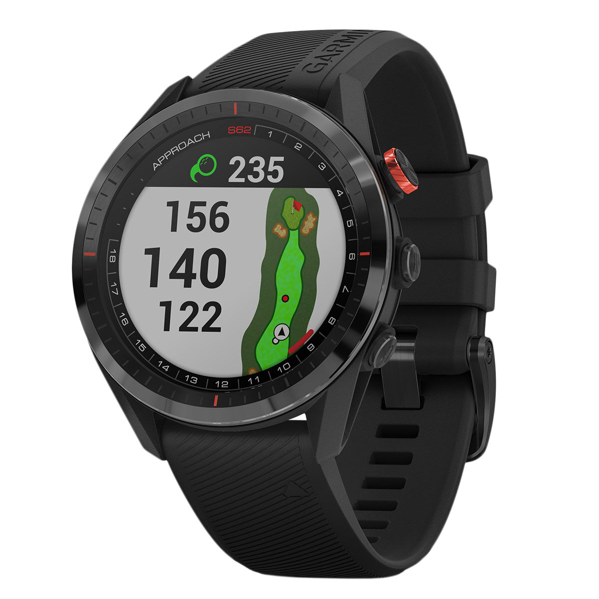 Garmin Mens Black Approach S62 Golf GPS Watch