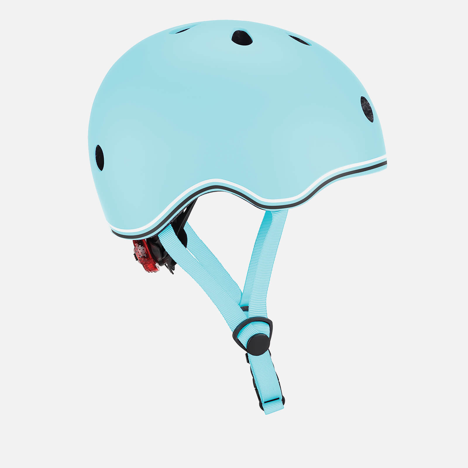 Globber GO-UP Lights Helmet - Pastel Blue