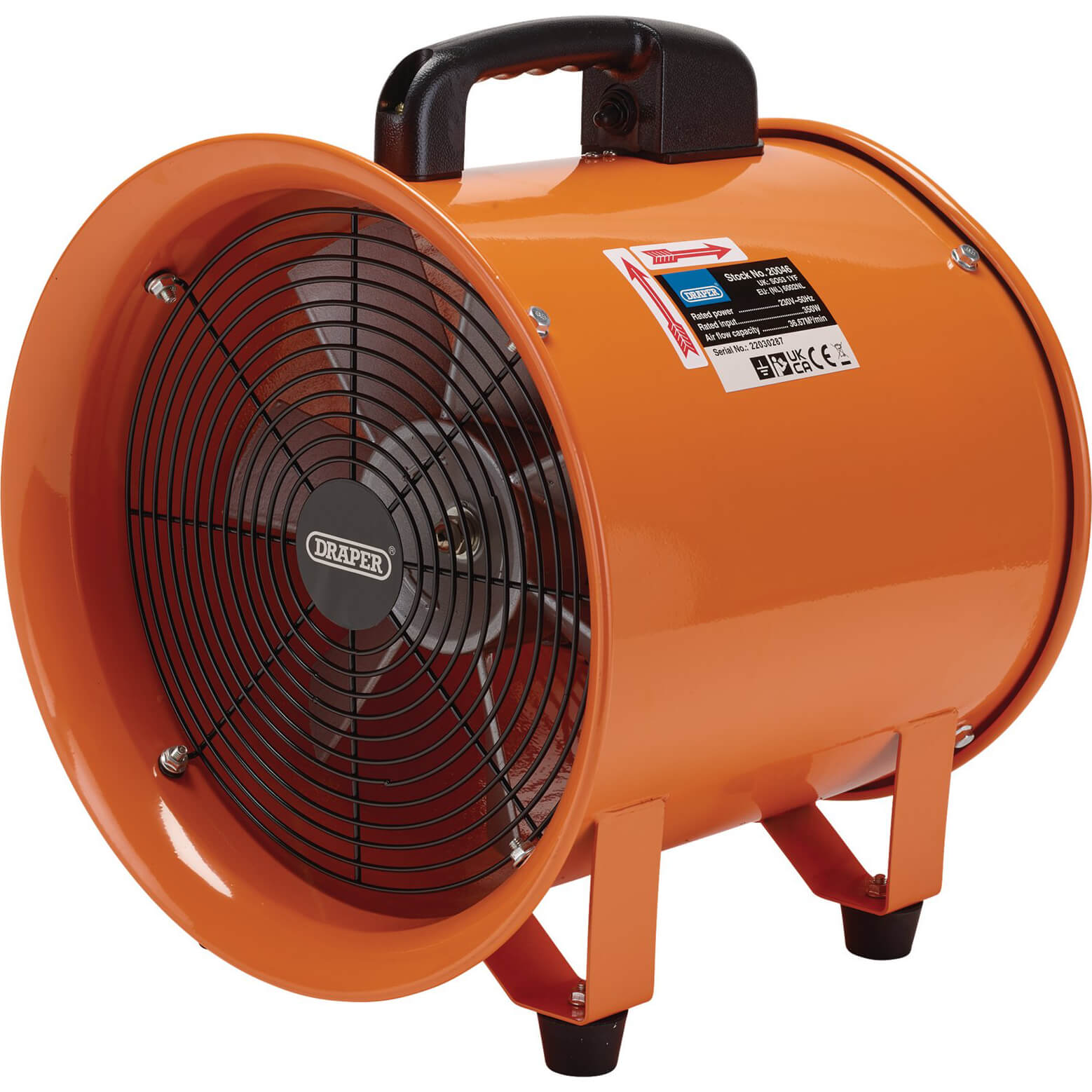 Draper 20046 Air Mover Ventilator 12"/300mm 350W