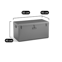 La Redoute Interieurs Masa XXL Metal Storage Trunk by La Redoute