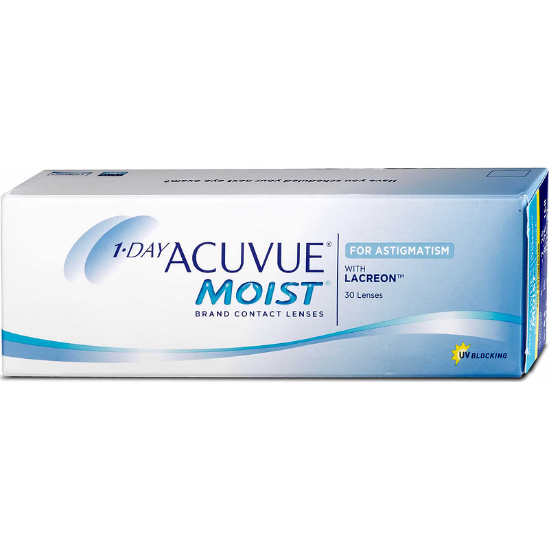 Johnson & Johnson 1-day Acuvue Moist For Astigmatism 30er Box -2,75 Achse 80 Zyl. -1,25