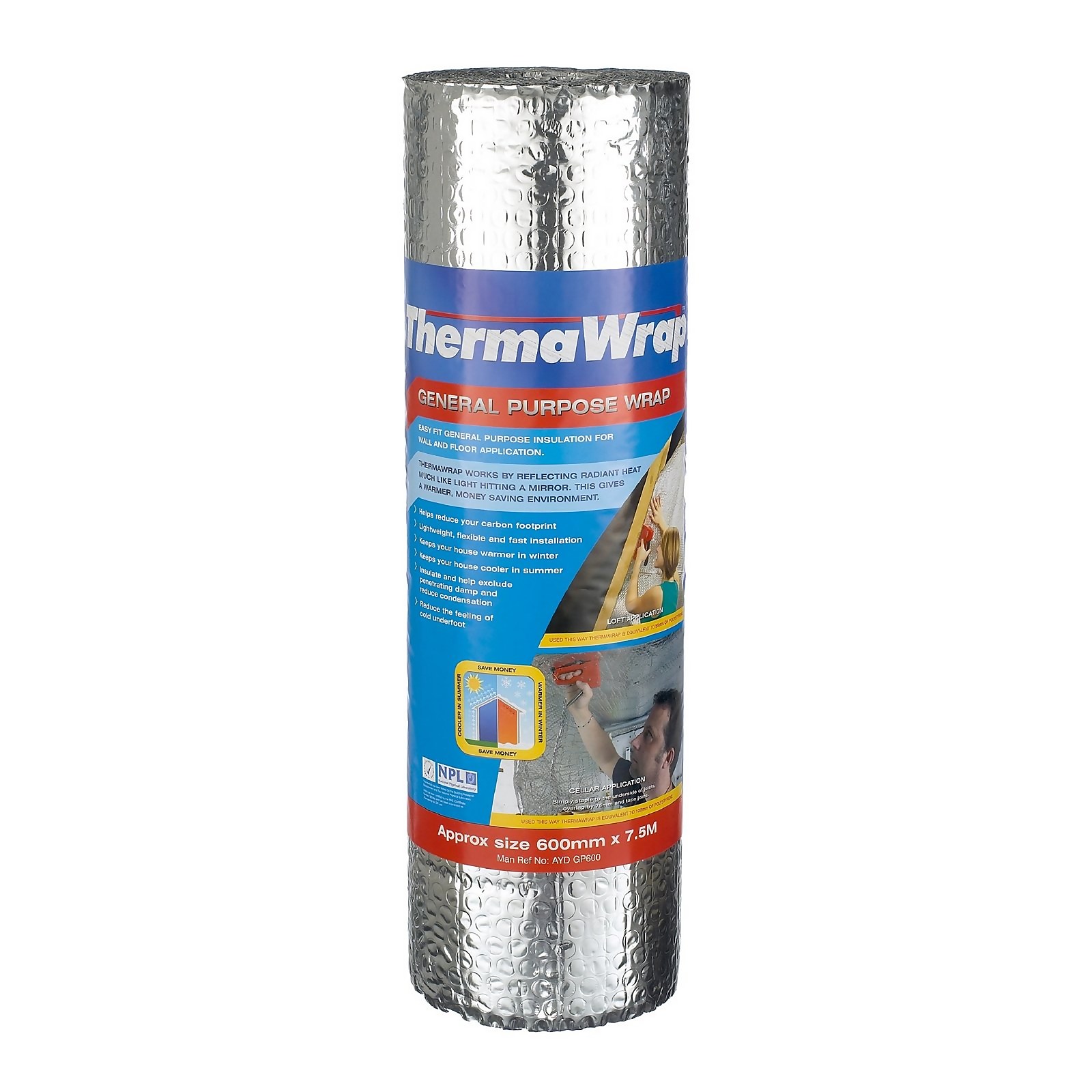 Thermawrap General Purpose Wrap - 7.5m