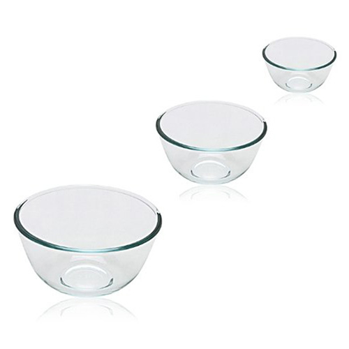 Pyrex Set of 3 Mixing Bowls