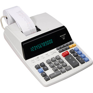 Sharp 12 Digit Printing Calculator SH-EL2607V
