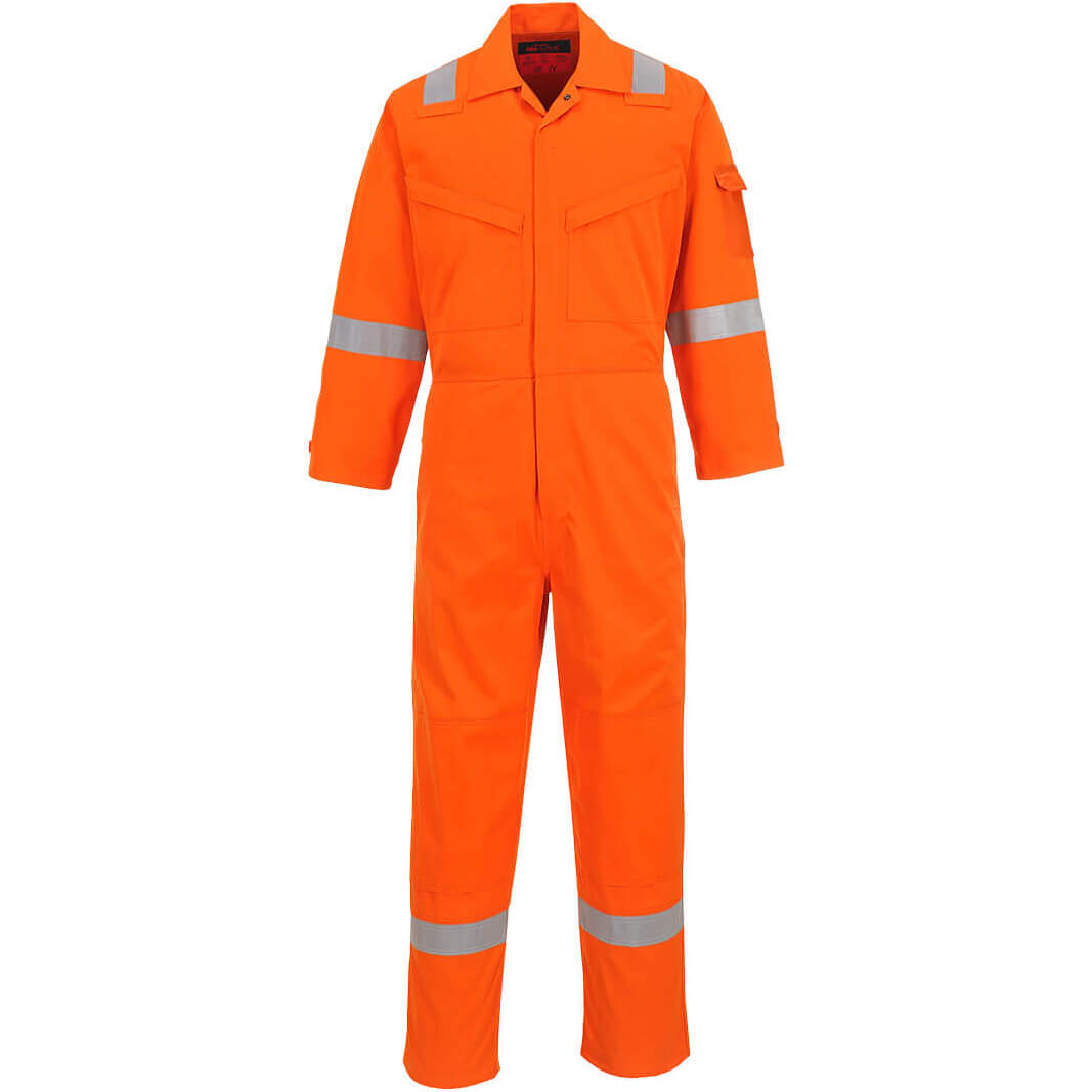 Portwest AF73 Araflame Silver Coverall Size: 42&quot;R, COLOUR: Orange